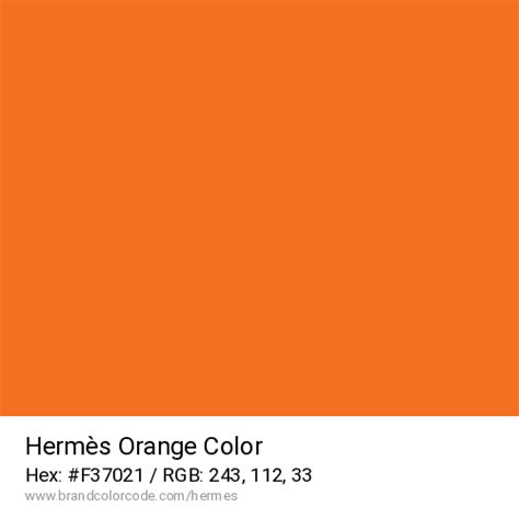 hermes orange hex code.